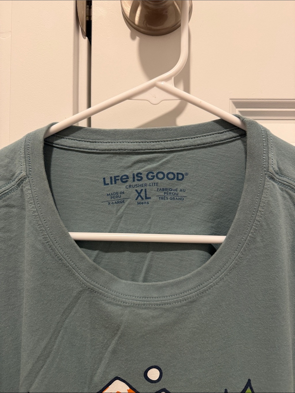 Life Is Good Sage Green Short-Sleeve Camp Graphic Tee - Picture 2 of 3